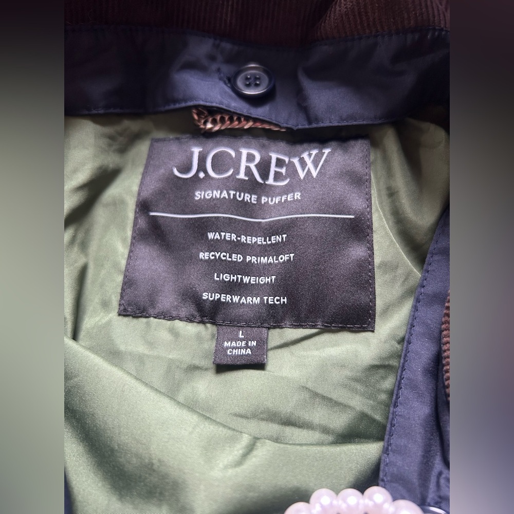 J.Crew Heritage quilted Barn Jacket™ with PrimaLoft® in Navy - Large. - Picture 11 of 16